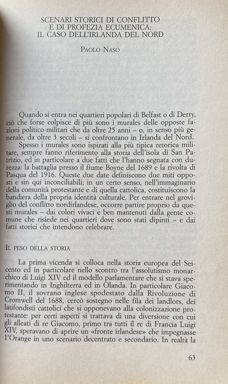 URGENZE DELLA STORIA E PROFEZIA ECUMENICA. ATTI DELLA XXXIII SESSIONE …