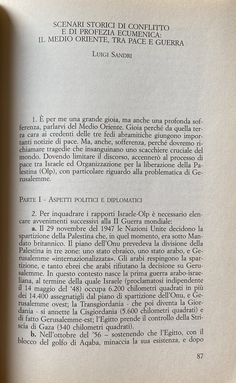 URGENZE DELLA STORIA E PROFEZIA ECUMENICA. ATTI DELLA XXXIII SESSIONE …