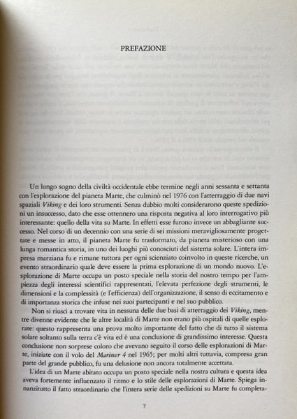 UTOPIA E RITORNO. LA RICERCA DELLA VITA NEL SISTEMA SOLARE