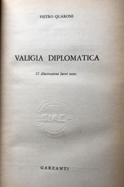 VALIGIA DIPLOMATICA