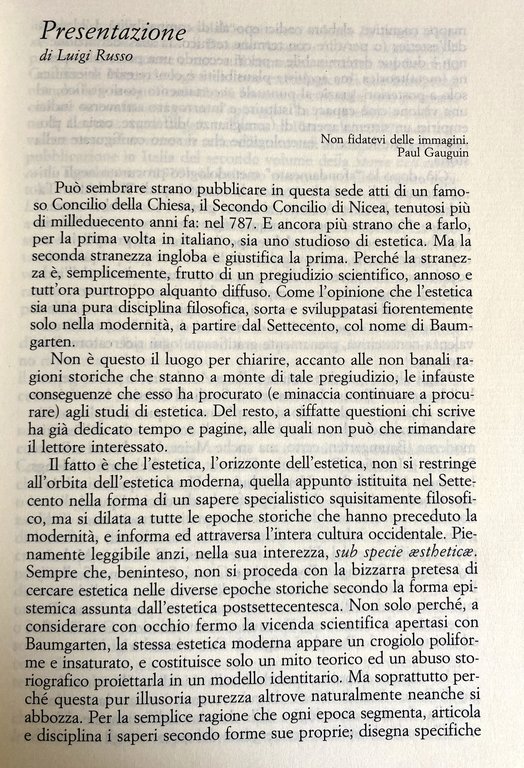 VEDERE L'INVISIBILE. NICEA E LO STATUTO DELL'IMMAGINE
