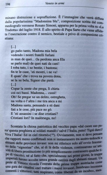 VENETO IN ARMI, TRA MITO DELLA NAZIONE E PICCOLA PATRIA. …