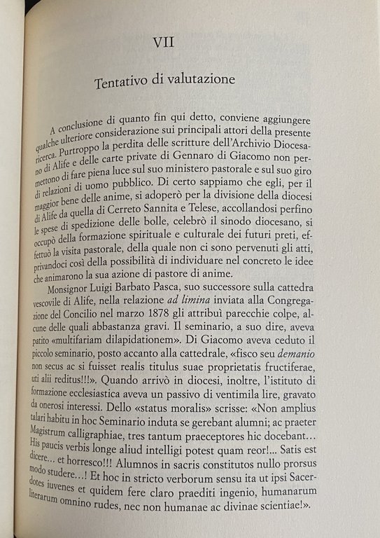 VESCOVO E SENATORE: GENNARO DI GIACOMO DAL REGNO BORBONICO ALL'UNITÀ …