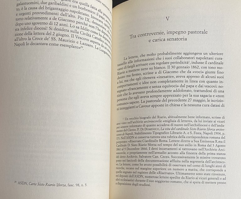 VESCOVO E SENATORE: GENNARO DI GIACOMO DAL REGNO BORBONICO ALL'UNITÀ …