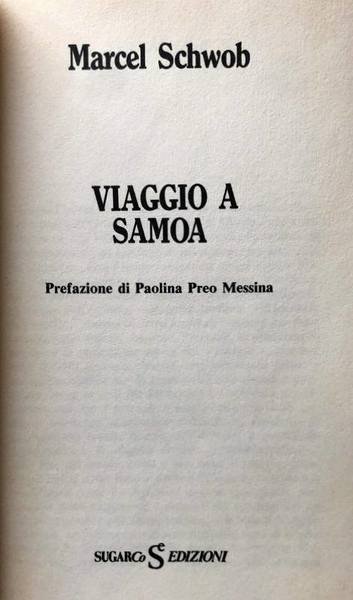 VIAGGIO A SAMOA