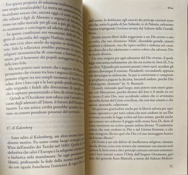 VIAGGIO DI ADDIO. MEMORIE PER L'EUROPA