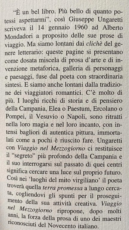 VIAGGIO NEL MEZZOGIORNO. A CURA DI FRANCESCO NAPOLI