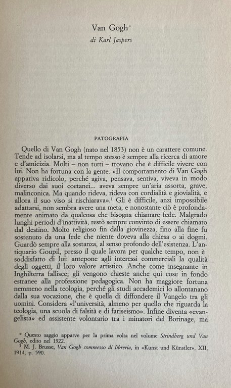 VINCENT VAN GOGH: LETTERE A THEO. A CURA DI MASSIMO …
