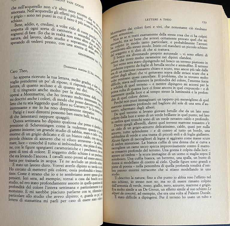 VINCENT VAN GOGH: LETTERE A THEO. A CURA DI MASSIMO …