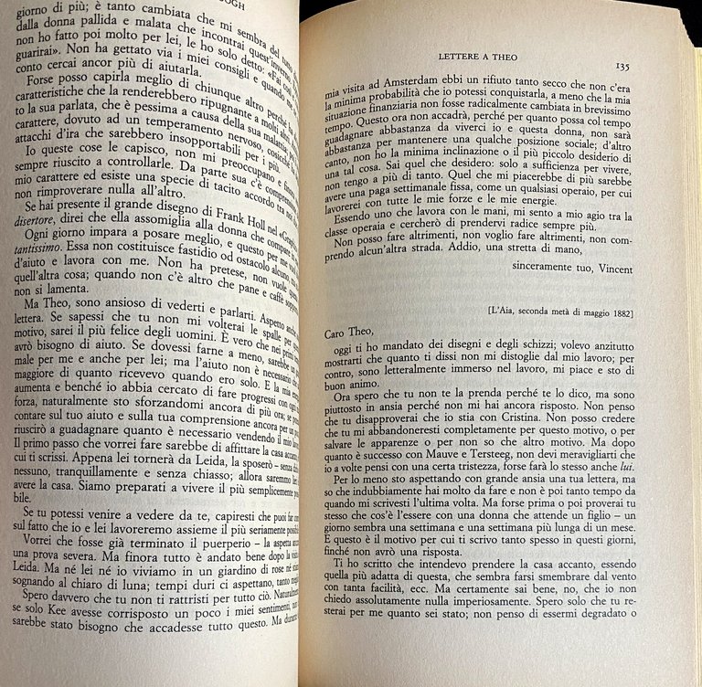 VINCENT VAN GOGH: LETTERE A THEO. A CURA DI MASSIMO …