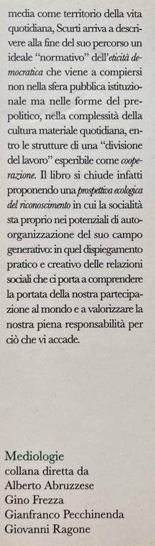 VISIBILITÀ E RICONOSCIMENTO. IPOTESI PER UNA TEORIA SOCIALE DEI MEDIA