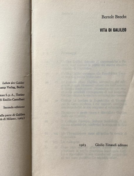 VITA DI GALILEO