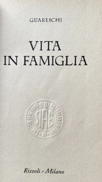 VITA IN FAMIGLIA