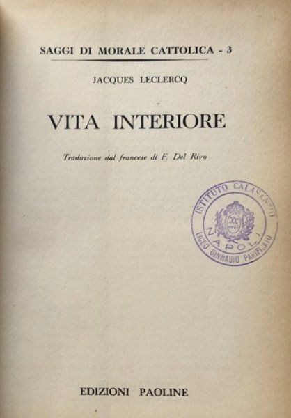 VITA INTERIORE