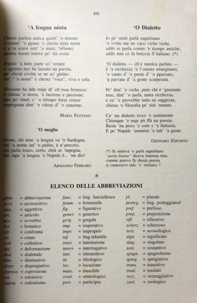 VOCABOLARIO ITALIANO-NAPOLETANO