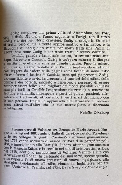 ZADIG O IL DESTINO ORIENTALE. A CURA DI PIERO BIANCONI