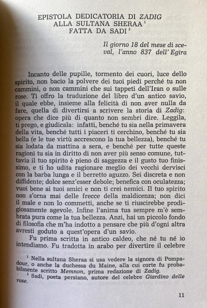 ZADIG O IL DESTINO ORIENTALE. A CURA DI PIERO BIANCONI