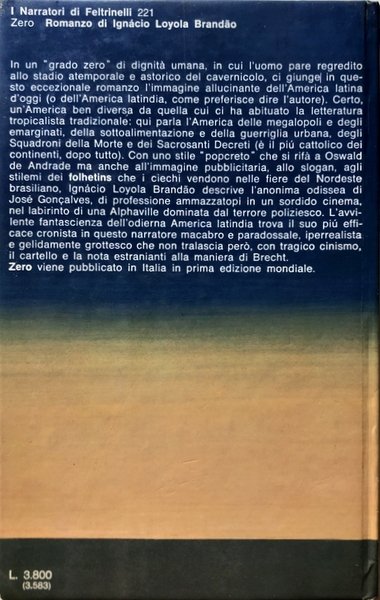 ZERO. (LE AVVENTURE DI UN EROE LATINOAMERICANO)