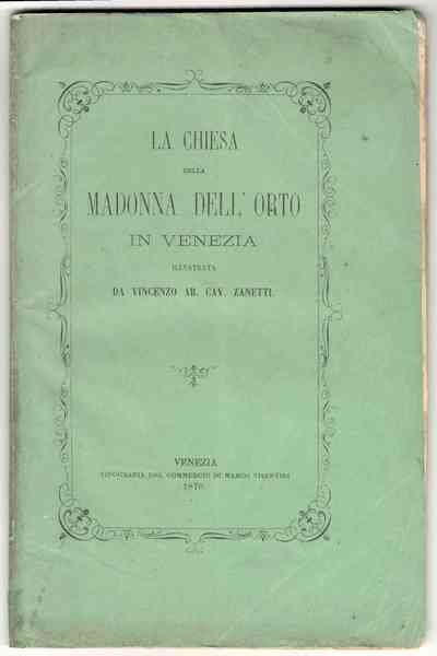 La chiesa della Madonna dell'orto in Venezia