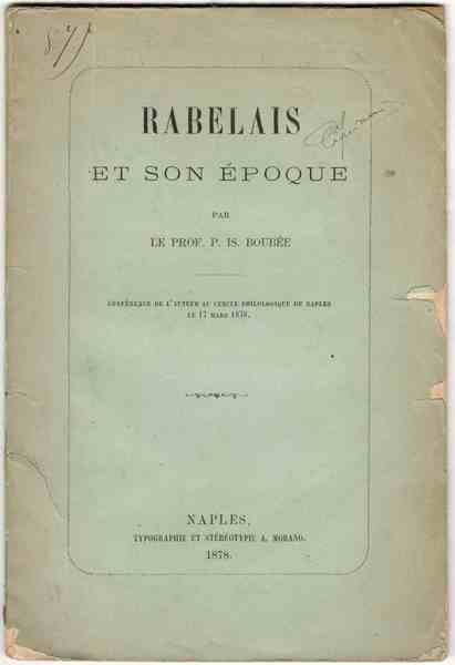 Rabelais et son epoque