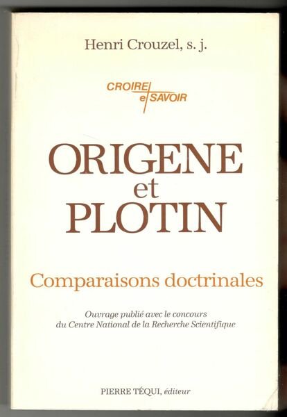 Origene et Plotin. Comparaisons doctrinales | Immagine principale