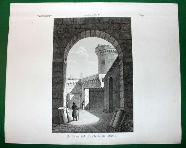 INTERNO DEL CASTELLO DI OSTIA