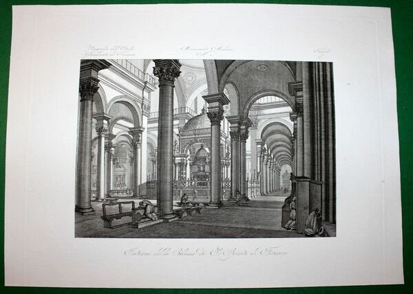 INTERNO DELLA CHIESA DI S. SPIRITO DI FIRENZE