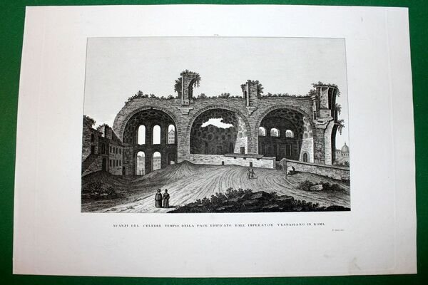 AVANZI DEL CELEBRE TEMPIO DELLA PACE edificato dall'Imperator Vespasiano in …