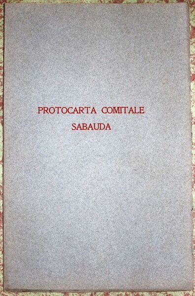 Protocarta comitale sabauda