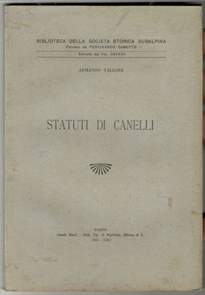 Statuti di Canelli | Immagine principale