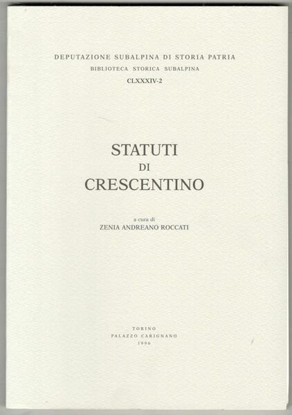 Statuti di Crescentino