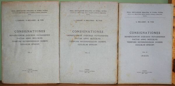 Consignationes beneficiorum diocesis Novariensis factae anno MCCCXLVII tempore Reverendissimi Domini …