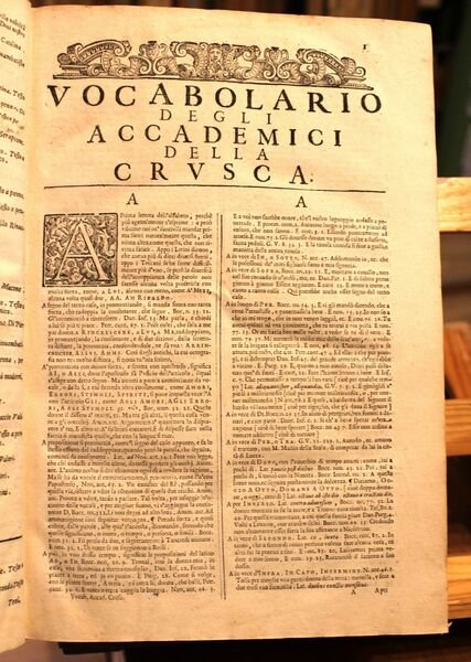 Vocabolario degli Accademici della Crusca in quest'vltima edizione Da' medesimi …