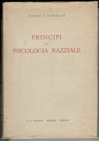 Principi di psicologia razziale | Immagine principale