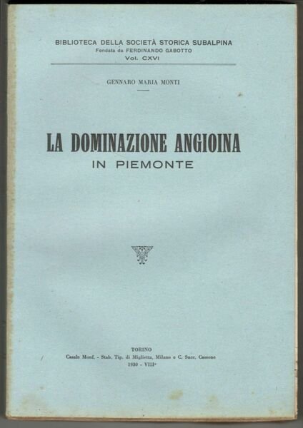 La dominazione angioina in Piemonte