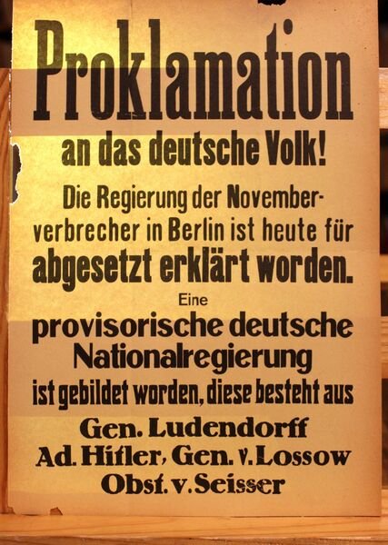 Proklamation an das deutsche Volk!: die Regierung der Novemberverbrecher in …