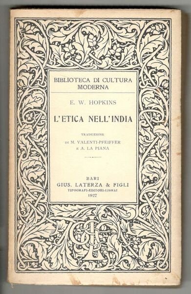 L'etica nell'India