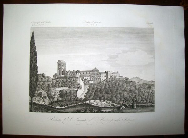 VEDUTA DI S. MINIATO AL MONTE PRESSO FIRENZE
