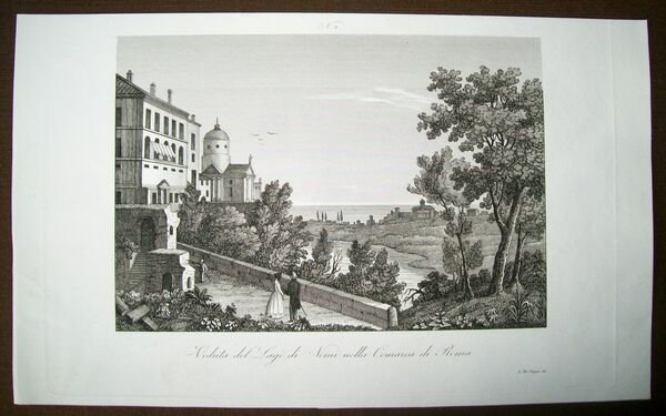 VEDUTA DEL LAGO DI NEMI NELLA COMARCA DI ROMA | Immagine Gallery 1