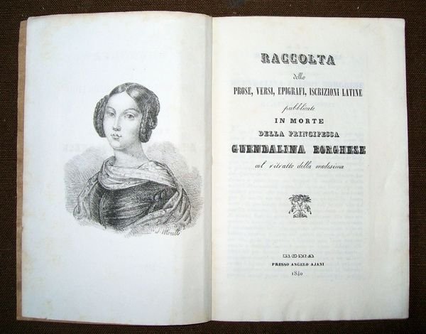 Raccolta delle prose, versi, epigrafi, iscrizioni latine pubblicate in morte … | Immagine principale