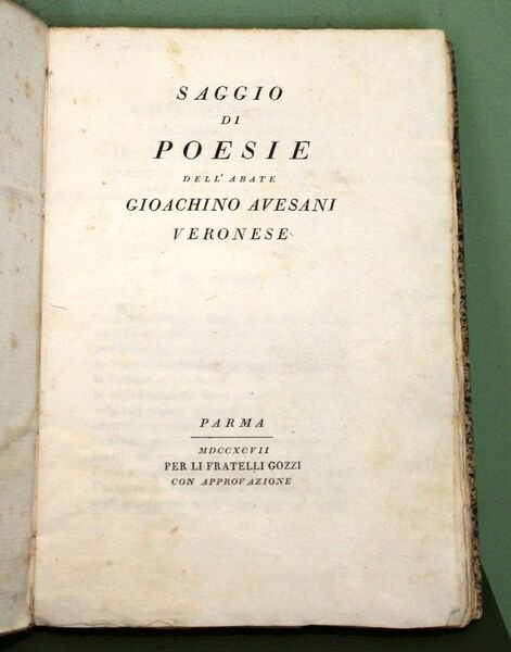 Saggio di poesie