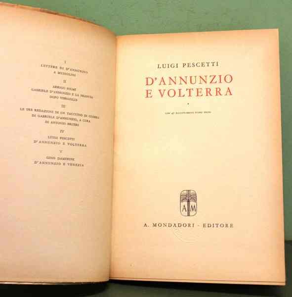 D'Annunzio e Volterra