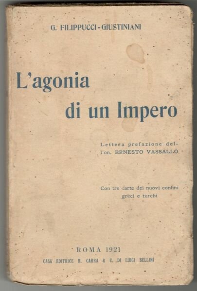 L'Agonia di un impero (note in margine del trattato di …