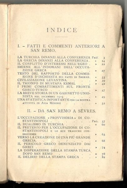 L'Agonia di un impero (note in margine del trattato di …