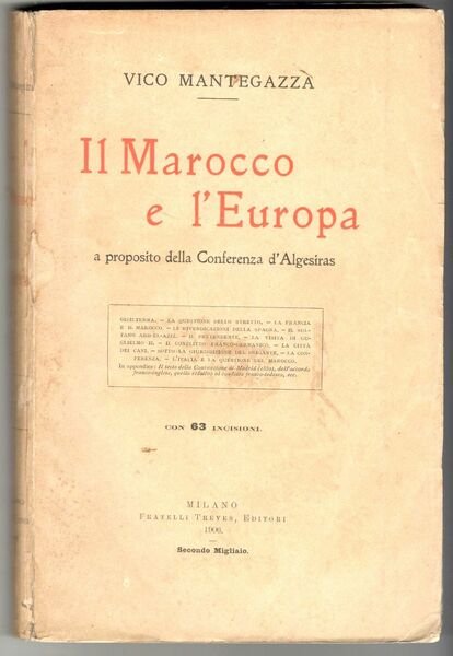 Il Marocco e l'Europa a proposito della Conferenza d'Algesiras. Con …