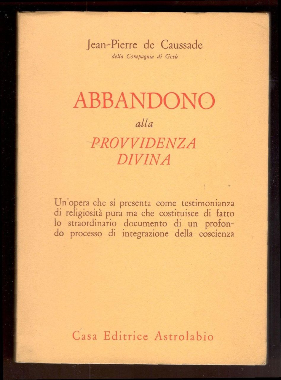 Abbandono alla provvidenza divina