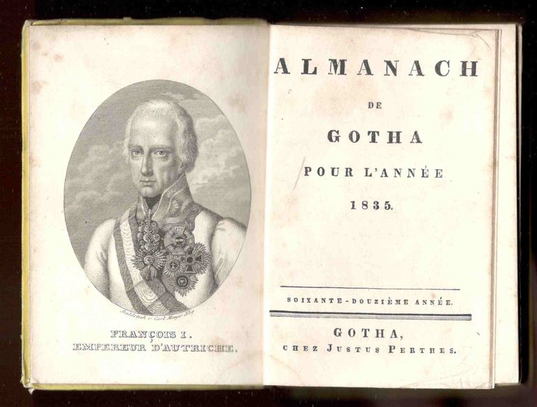 Almanach de Gotha pour l'année 1835