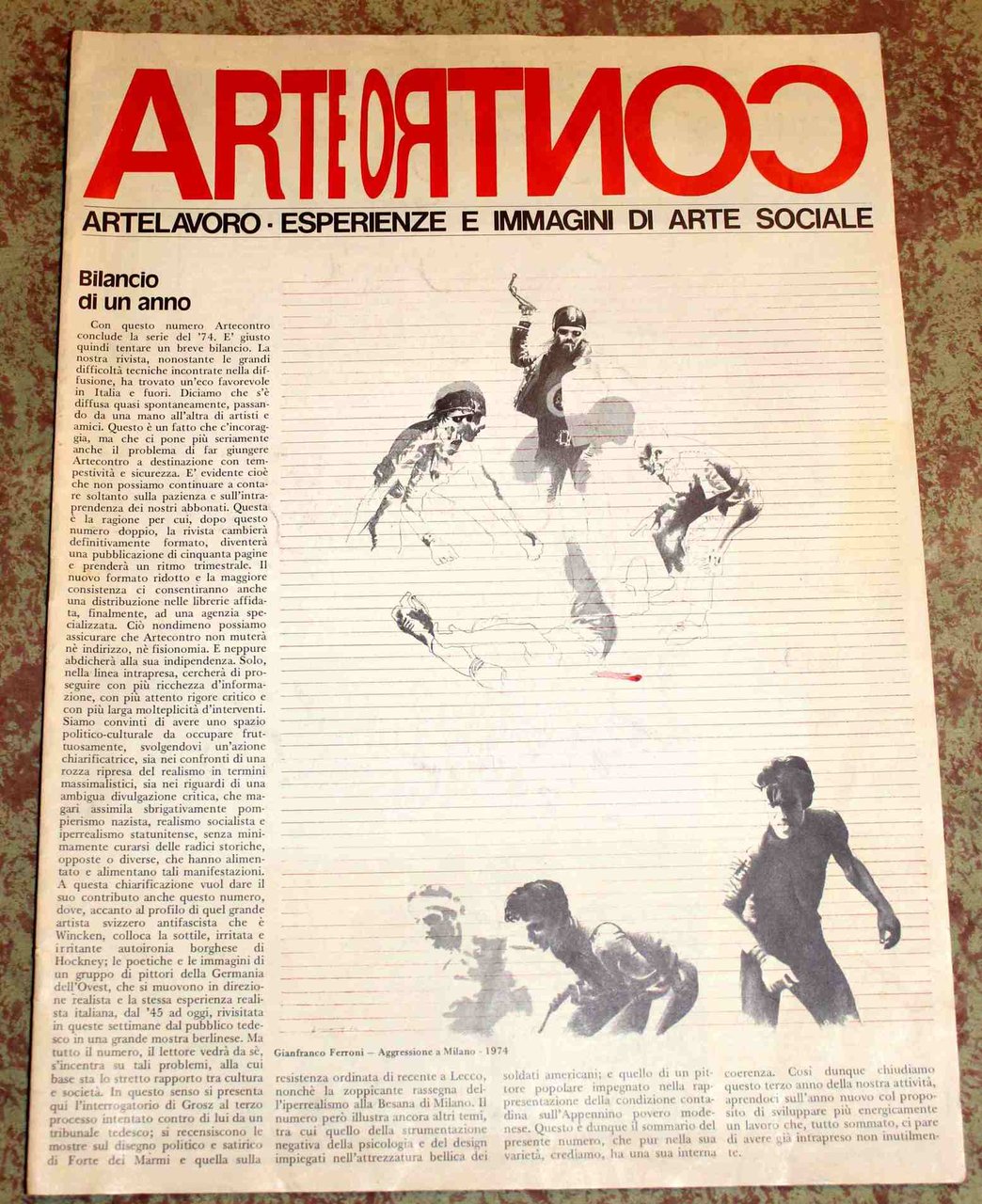 Artecontro. Rivista bimestrale. Anno IV, n. 5-6 1974