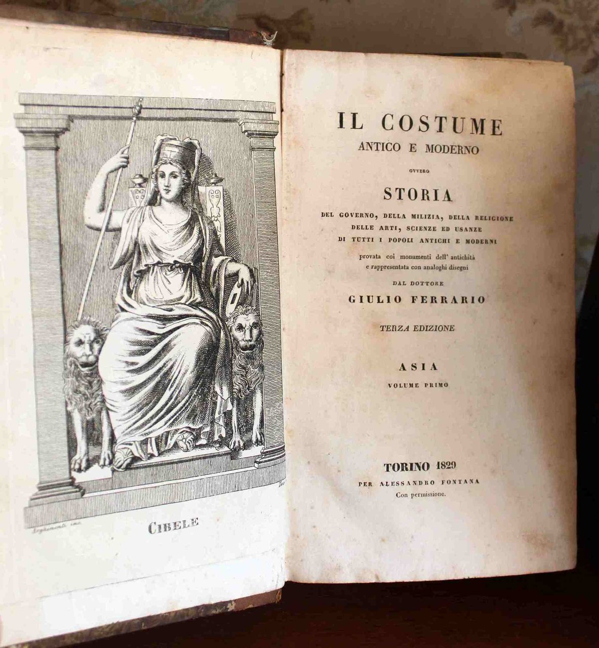 Asia. Il Costume antico e moderno ovvero storia del governo, … | Immagine principale