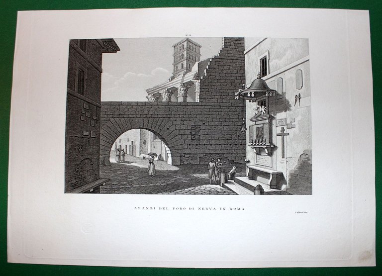 AVANZI DEL FORO DI NERVA IN ROMA